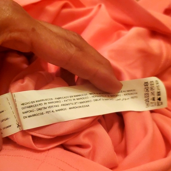 ZARA SIZE MEDIUM Elegant Pink Long-Sleeve Dress - Picture 12 of 12